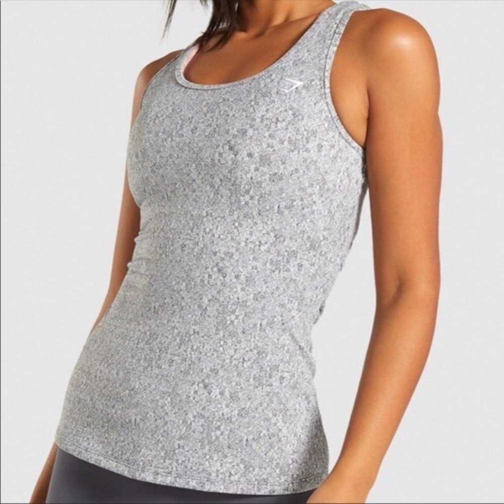 Gymshark Grey racer back tank